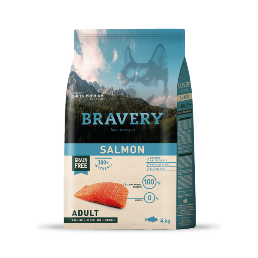 Bravery Perro Adulto 12 kg - 4 Kg
