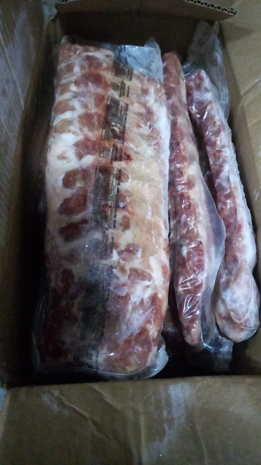 Costillar Premium de Brasil Grueso sin Aliñar - Congelado