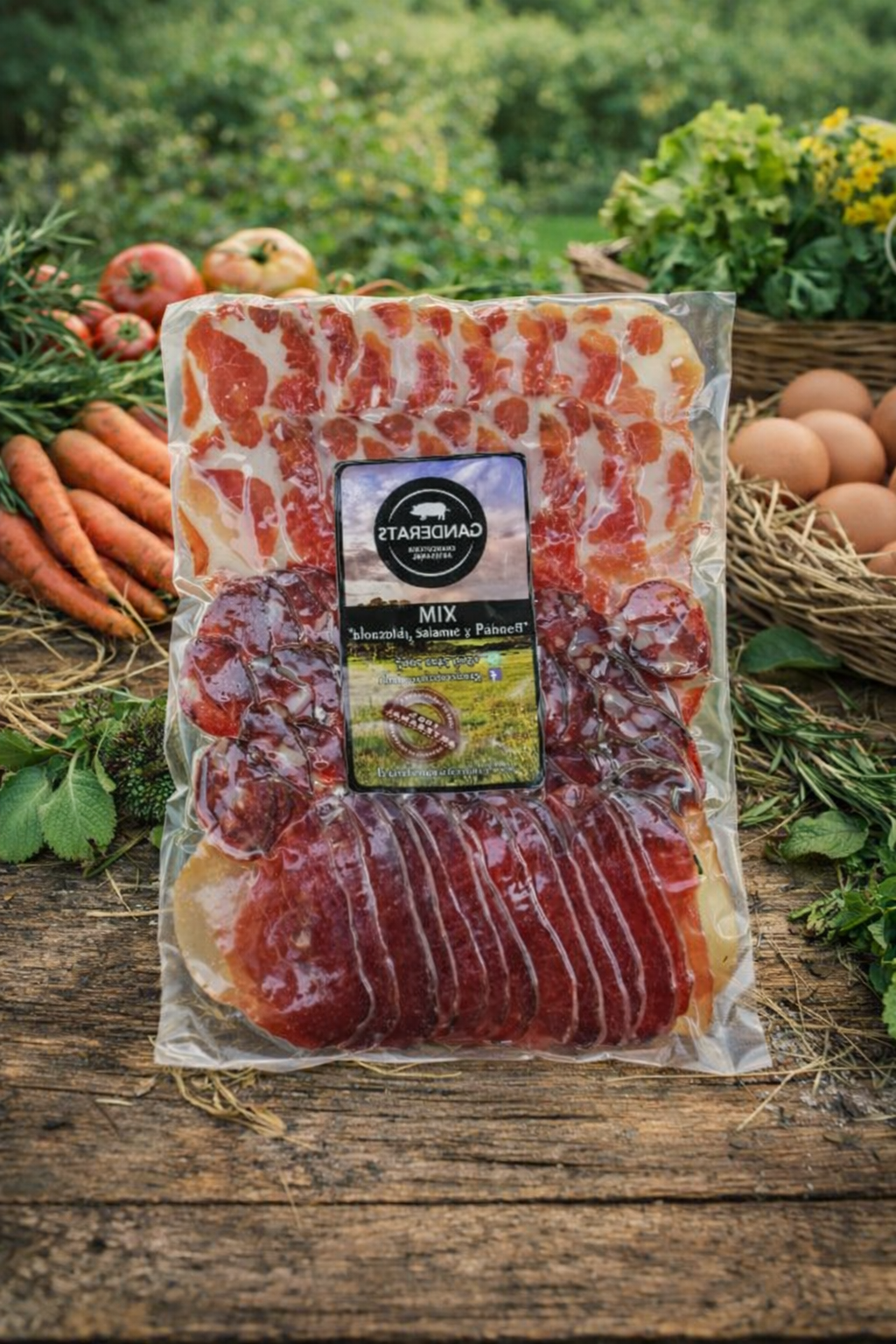 Mix de Charcutería Gourmet (Coppa, Salame y Bresaola) – 120g