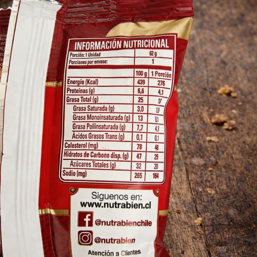 Bizcocho Nutra Bien Brownie 62 g