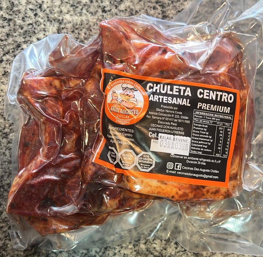 Chuleta de Centro Aliñada y Ahumada Premium