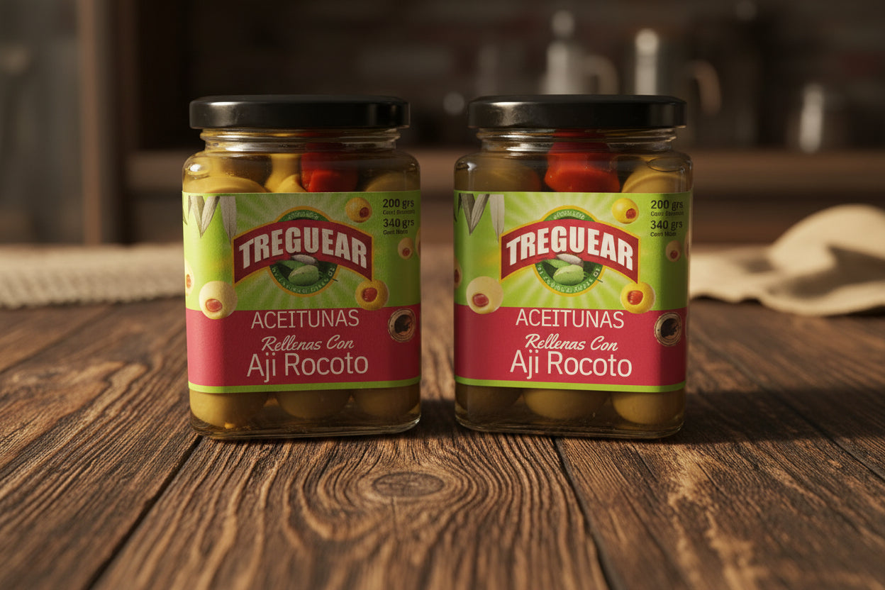 Frasco de Aceitunas Rellenas Rocoto 200g