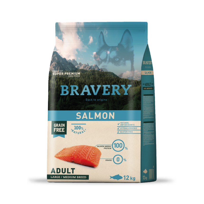 Bravery Perro Adulto 12 kg - 4 Kg