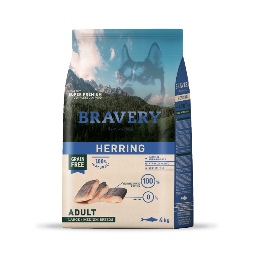 Bravery Perro Adulto 12 kg - 4 Kg