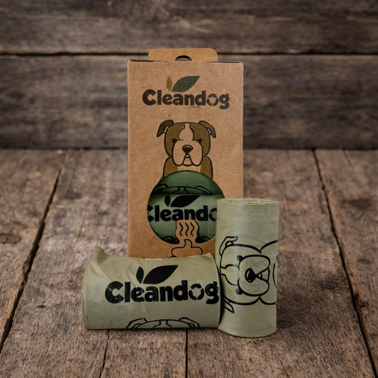 Cleandog 100% Biodegradable Bags 8 Rollos/120 bolsas