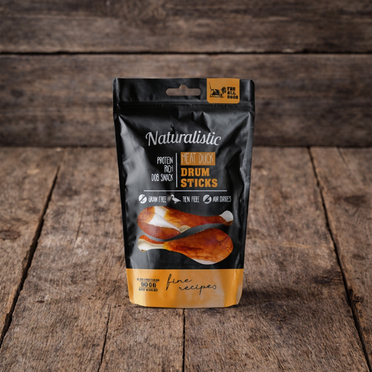 NATURALISTIC MEAT DUCK DRUMSTICK, 6 UN, 90 GR