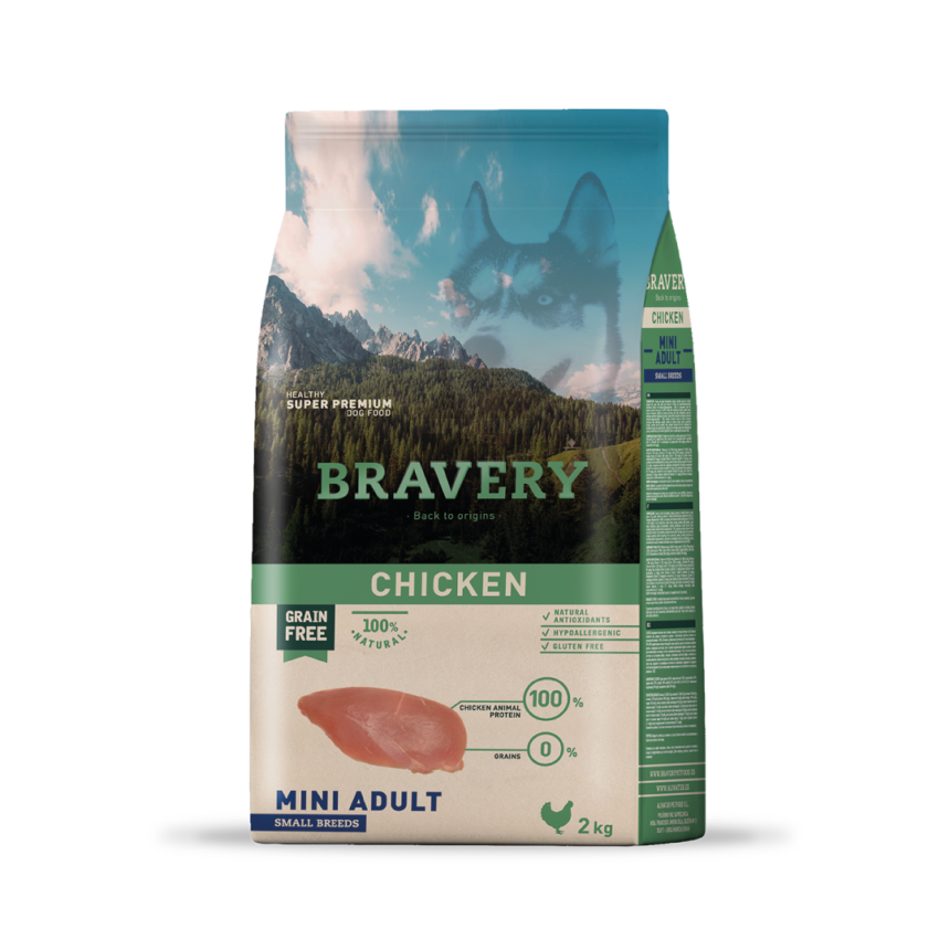Bravery Perro Mini Adulto 7 Kg - 2 Kg