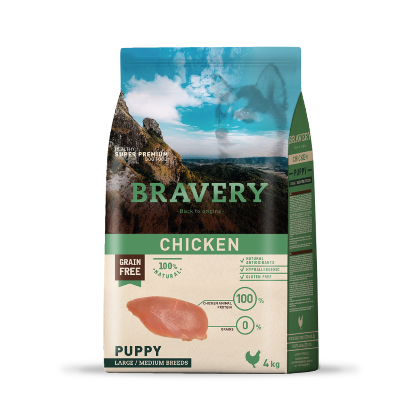 Bravery Perro Puppy 12 Kg - 4 Kg