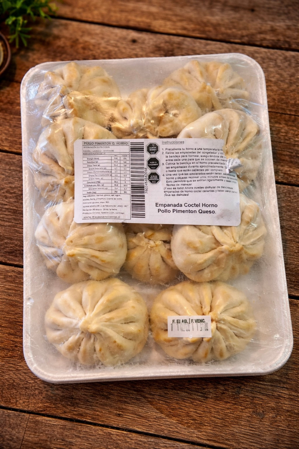 Empanadas Cóctel (Para Horno)