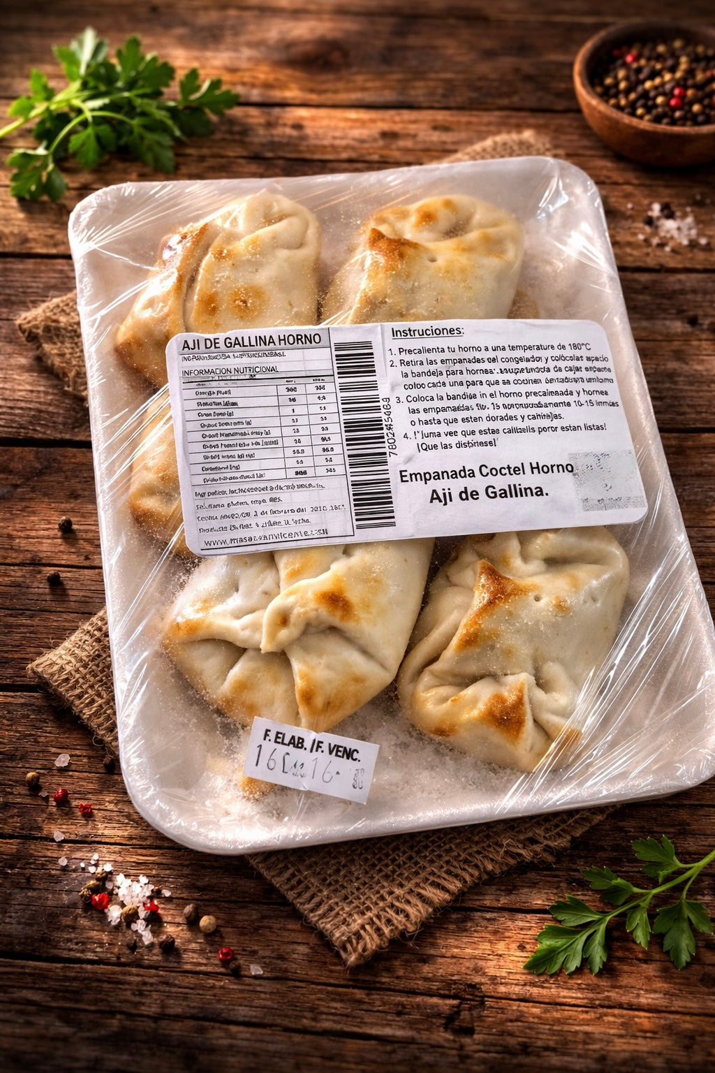 Empanadas Cóctel (Para Horno)