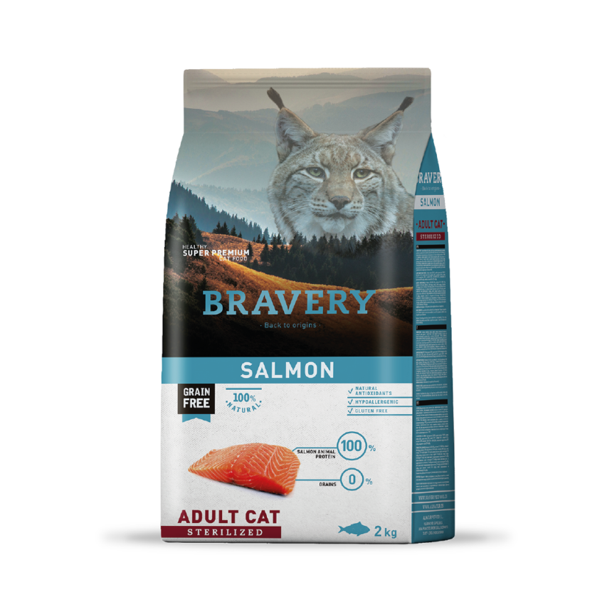 Bravery Gato Adulto Esterilizado 2 Kg - 7 Kg