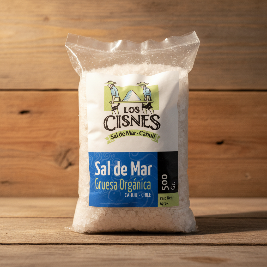 Sal de Mar Natural Gruesa Orgánica 500g