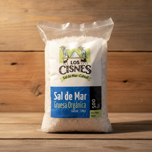 Sal de Mar Natural Gruesa Orgánica 500g