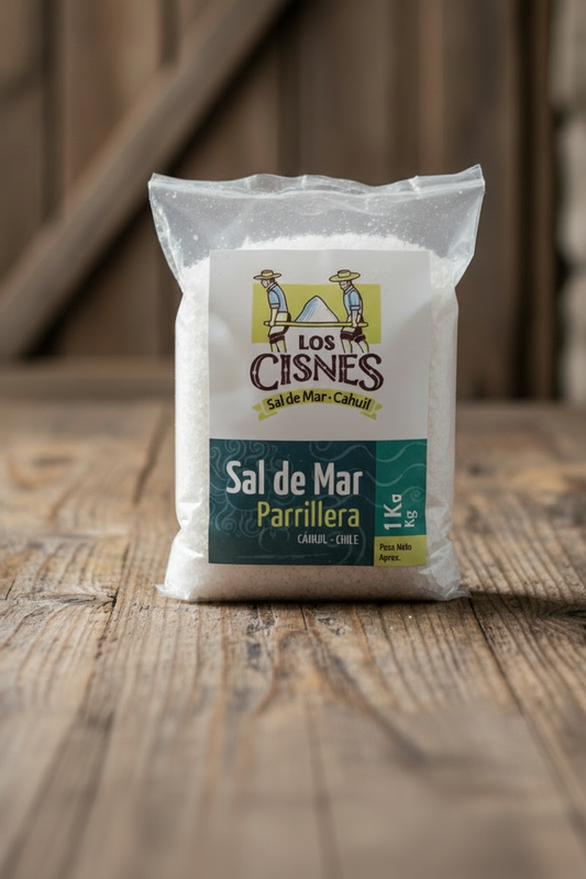 Sal de Mar de Cáhuil Parrillera Yodada – 1 Kg