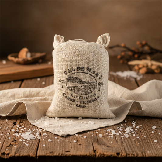 Saquito Sal de Mar de Cáhuil en Tela Osnaburgo – 400 g