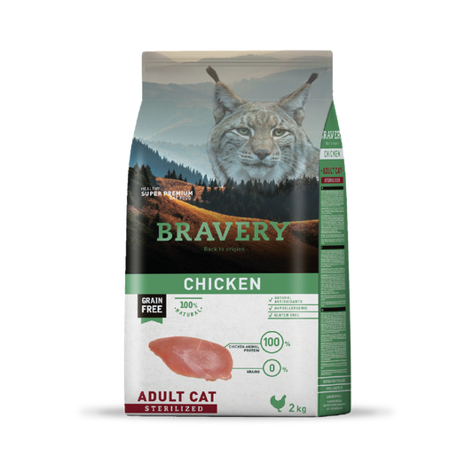 Bravery Gato Adulto Esterilizado 2 Kg - 7 Kg