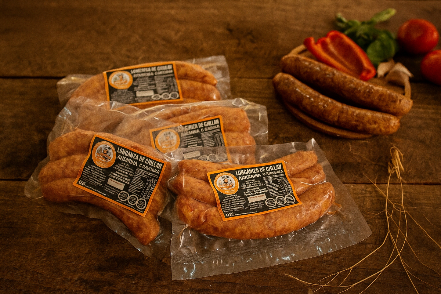 Longanizas Ahumadas de Chillán 1/2 Kg