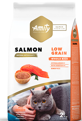 AMITY SP Low Grain Salmon Cat 2 KG